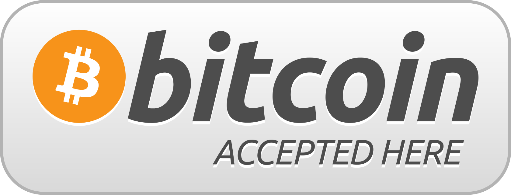 Bitcoin accepted here printable