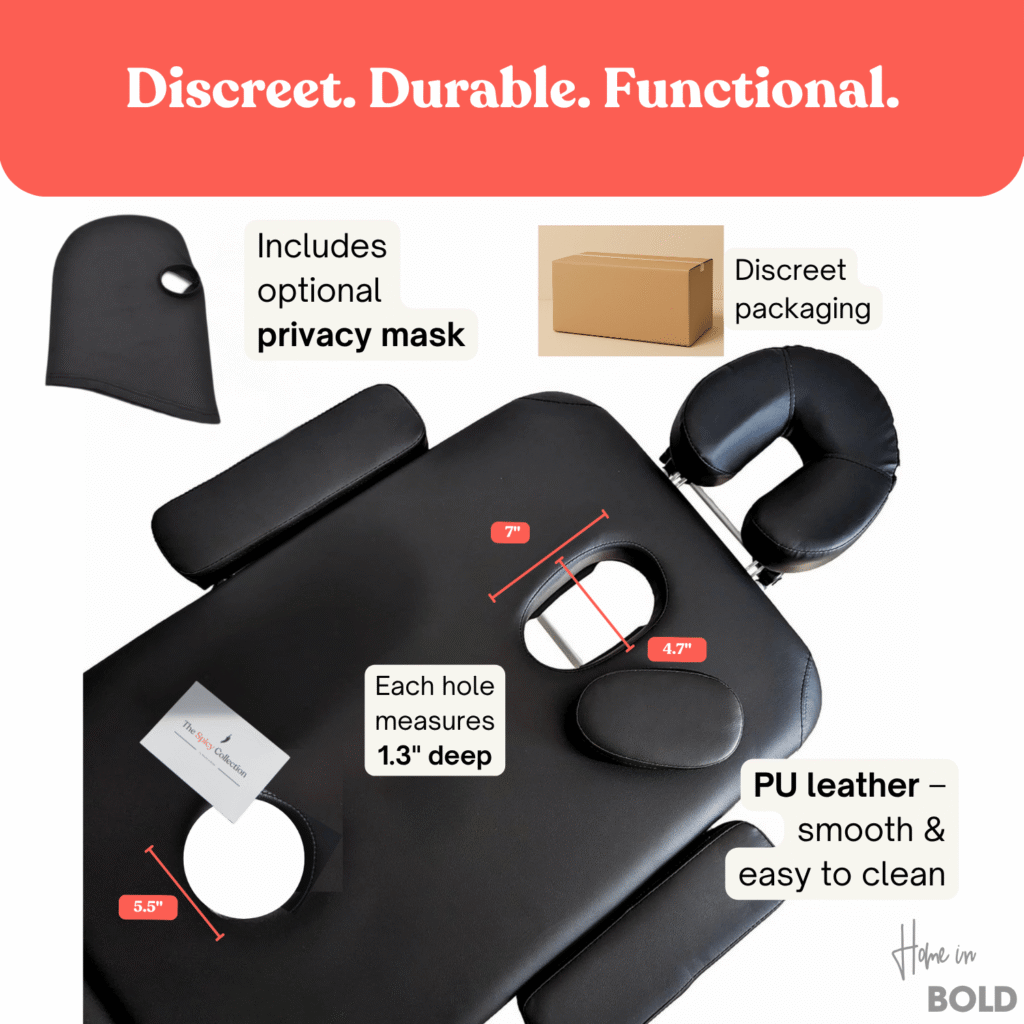 Milking table with glory hole — Home in Bold