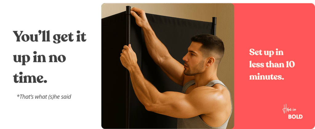 Get It Up – portable doorway mount glory hole for quick and easy setup anywhere.